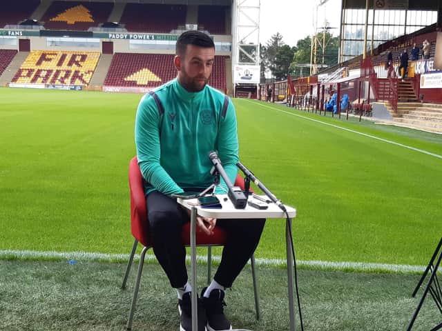 Liam Kelly addresses the media on Tuesday morning (Pic by Craig Goldthorp)