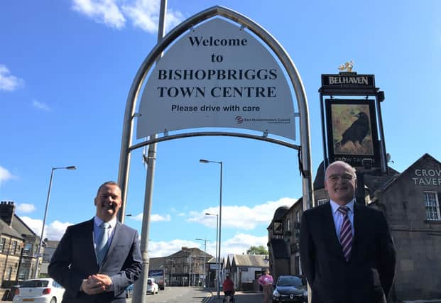 Council leaders at Bishopbriggs consultation