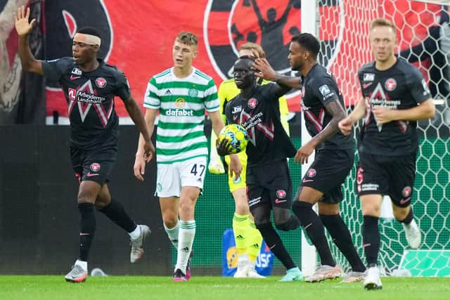 Midtjylland defeated Celtic 2-1 in their second-leg encounter after a 1-1 draw at Celtic Park. Picture: SNS