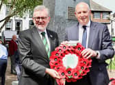 MPs David Mundell and John Stevenson laid a wreath on behalf of the UK Parliament.
