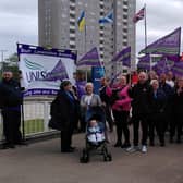 Members of Unison and GMB demonstrated on numerous occasions outside the council’s headquarters to demand the pay increase.