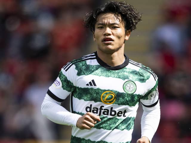 Celtic's Reo Hatate will make his comeback against Dundee following a month out with a thigh injury as Brendan Rodgers seeks to strengthen his options for Tuesday's Champions League opener away to Feyenoord. (Photo by Paul Devlin / SNS Group)