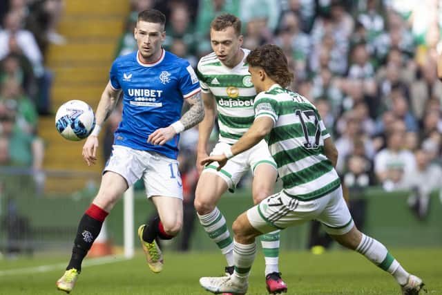 Ryan Kent and Jota are injury concerns for Rangers and Celtic respectively.  (Photo by Alan Harvey / SNS Group)