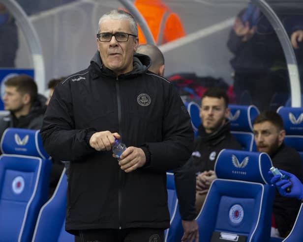 Ian McCall was surprisingly sacked after Rangers loss. (Photo by Alan Harvey / SNS Group)