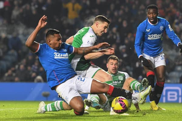 Rangers twice came from behind to defeat Hibs 3-2 at Ibrox the last time the teams met. Picture: SNS
