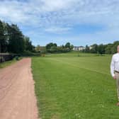 Jackson Carlaw at Crookfur Park