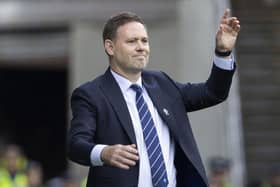 Rangers manager Michael Beale during the 1-0 defeat to Celtic at Ibrox prior to the international break. (Photo by Alan Harvey / SNS Group)