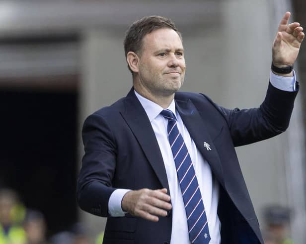 Rangers manager Michael Beale during the 1-0 defeat to Celtic at Ibrox prior to the international break. (Photo by Alan Harvey / SNS Group)