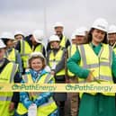 Joani Reid, Labour MP for East Kilbride and Strathaven opens Kype Muir Wind Farm Extension