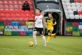 Mark Lamont got Clyde's opener against Dumbarton (pic: Craig Black Photography)