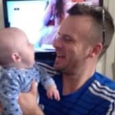In happier times...Adam and Blane