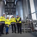 Celtic Renewables chairman Brett Simpson, Deputy First Minister Kate Forbes, Celtic Renewables CEO Mark Simmers and Scottish Enterprise CEO Adrian Gillespie.