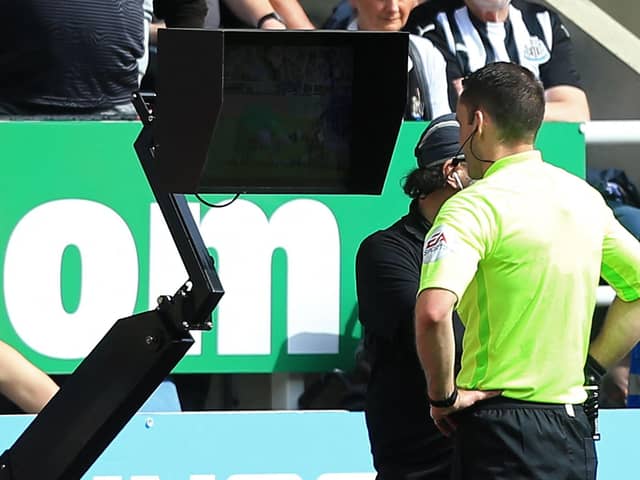 VAR has been in use in England since the 2019-2020 season (Pic by Lindsey Parnaby/AFP via Getty Images)