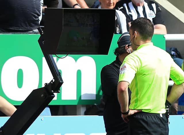 VAR has been in use in England since the 2019-2020 season (Pic by Lindsey Parnaby/AFP via Getty Images)
