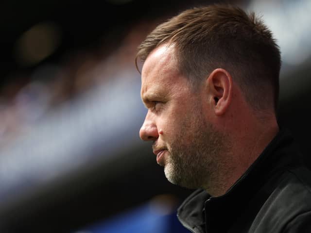 LONDON, ENGLAND - JULY 23: Michael Beale, Manager of Queens Park Rangers looks on during the Pre-Season Friendly Match between Queens Park Rangers and Crystal Palace at Loftus Road on July 23, 2022 in London, England. (Photo by Christopher Lee/Getty Images)