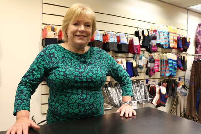 Shop Manager Lynda Rowley is looking forward to welcoming customers to the Sense Scotland shop.