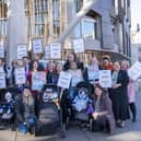 Local mums took their campaign directly to the Scottish Parliament on Thursday and are hoping politicians will rethink the plans.