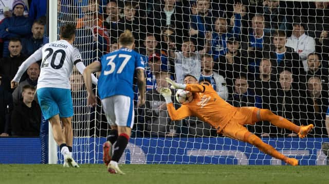 Allan McGregor was Rangers' man of the match against Napoli. (Photo by Alan Harvey / SNS Group)