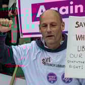 Colin McGeoch, from Whiteinch in Glasgow, told Scotland on Sunday that his recovery from rare solitary plasmacytoma and Poems syndrome was “helped massively” by Macmillan volunteers who he met at his local library.



SAVE OUR LIBRARIES  PROTEST AT THE SCOTTISH PARLIAMENT