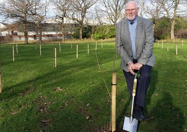 Memorial trees have been planted in 13 locations, including Lanark and Biggar.