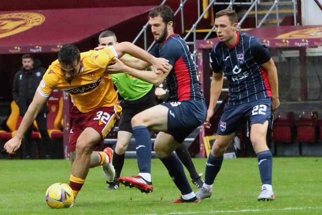 Man of the match Watt in full flow