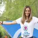 Steph Davis celebrates her Team Scotland selection (picture by Justin Grainge/Team Scotland)