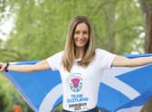 Steph Davis celebrates her Team Scotland selection (picture by Justin Grainge/Team Scotland)