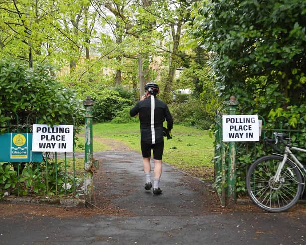 Glasgow voting (Picture: Andy Buchanan/AFP via Getty Images)