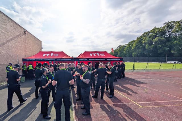Charity keeps police officers in Edinburgh well-fed during Presidential visit by serving over 1,800 meals