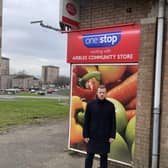 Councillor Nathan Wilson pictured outside the Civic Square Post Office. Pic: Contributed