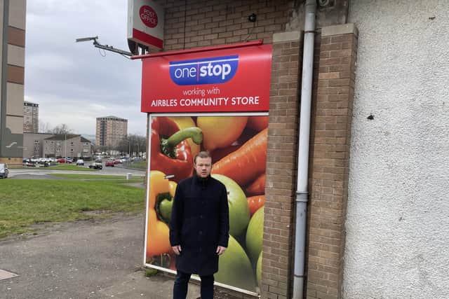 Councillor Nathan Wilson pictured outside the Civic Square Post Office. Pic: Contributed