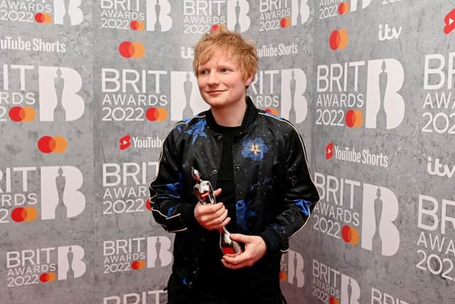 Ed Sheeran is the only artist to have two songs in the top 10. The second is Shivers, also taken from fifth album '=' and first released in Semptember 2021.