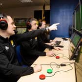 Referees trialled VAR software at a special Hampden training session in March. (Photo by Alan Harvey / SNS Group)