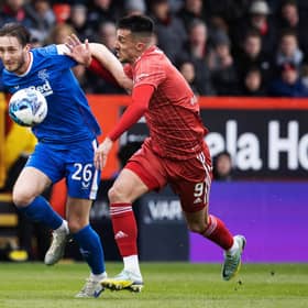 Ben Davies struggled in defence for Rangers. (Photo by Alan Harvey / SNS Group)
