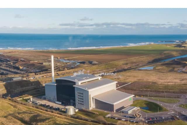 Viridor aims to build an incinerator at Dovesdale, much like this one it currently operates in Dunbar.