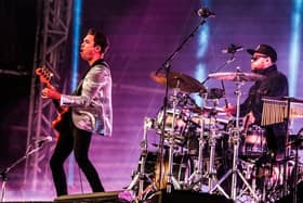 Saturday headliners Royal Blood get the crowd rocking in Hillsborough Park