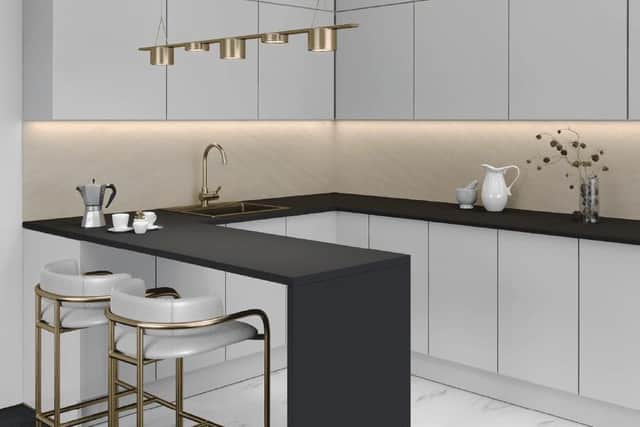 Stylish worktops, splashbacks and more to transform the heart of your home