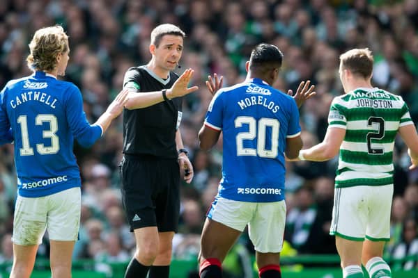 Kevin Clancy has been sent threats and abuse after officiating Rangers' loss to Celtic in the Premiership.  (Photo by Craig Foy / SNS Group)