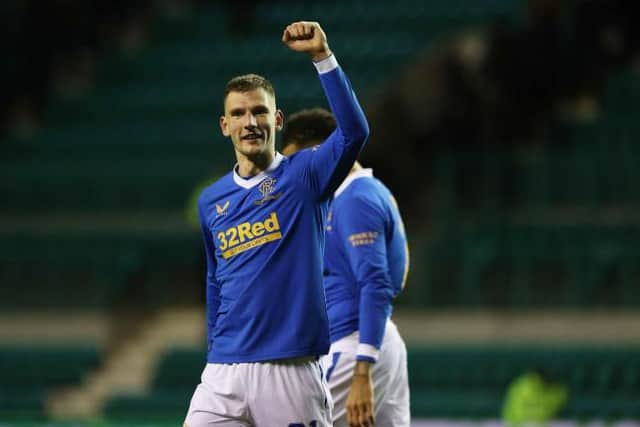 Croatian international left-back Borna Barisic has rediscovered his top form for Rangers since Giovanni van Bronckhorst took charge of the Ibrox club. (Photo by Craig Williamson / SNS Group)