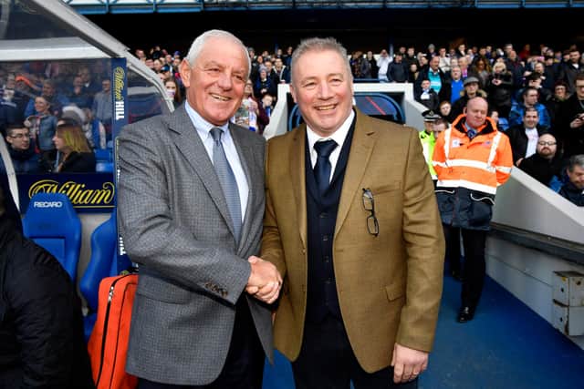 Rangers legends Walter Smith (left) and Ally McCoist.