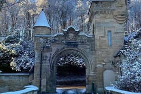 A snow-covered Mauldslie Bridge was ranked second most popular.
