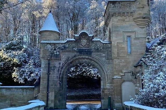 A snow-covered Mauldslie Bridge was ranked second most popular.