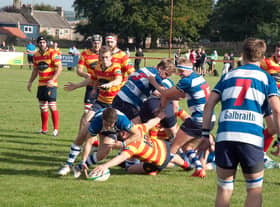 It wasn't a good day for West of Scotland as they went down 82-10 to Howe of Fife (pic: Gordon Cairns)