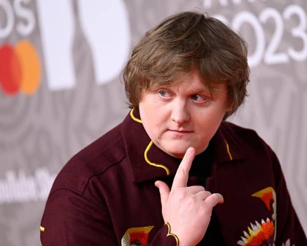 Lewis Capaldi at the 2023 Brit Awards.