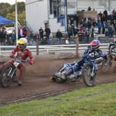 Action from Glasgow Tigers defeat at Newcastle Diamonds (pic: George Mutch)
