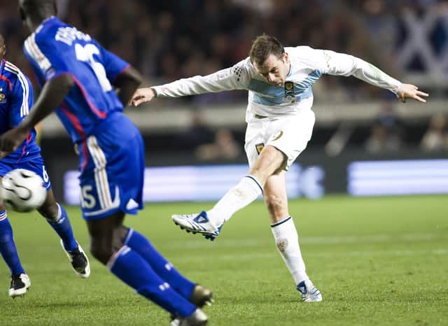 James McFadden gives Scotland a shock victory over France in 2007 to the delight of the nation. Thirteen years later, Susan Morrison experiences a similar level of joy as Joe Biden beats Donald Trump in the US elections (Picture: SNS)
