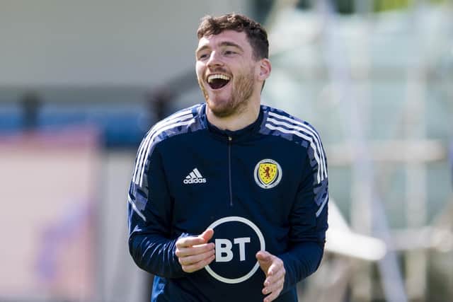 Andy Robertson wants to finish his career at Liverpool but hasn't ruled out returning to Celtic. (Photo by Ross Parker / SNS Group)