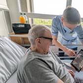 iPads helped keep hospital patients connected when visitors were not allowed