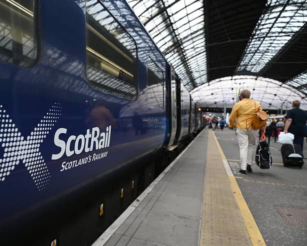 ScotRail annoucements have been made into soothing and dance tracks. Picture: John Devlin