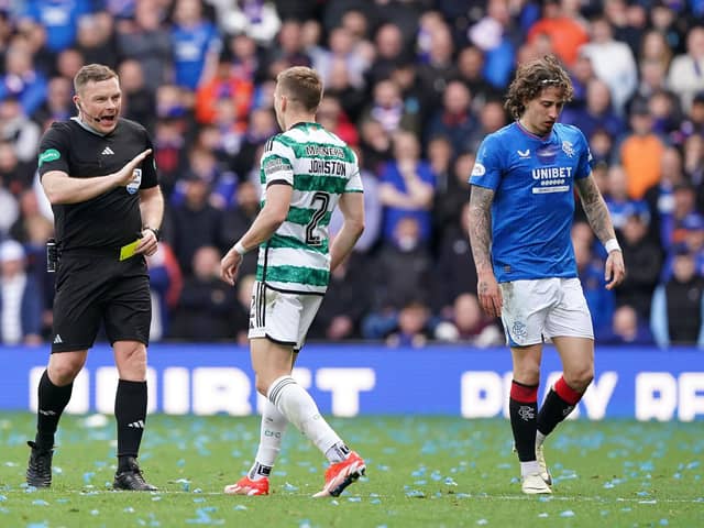 Penalty chat from Sunday’s Old Firm is not lessening.